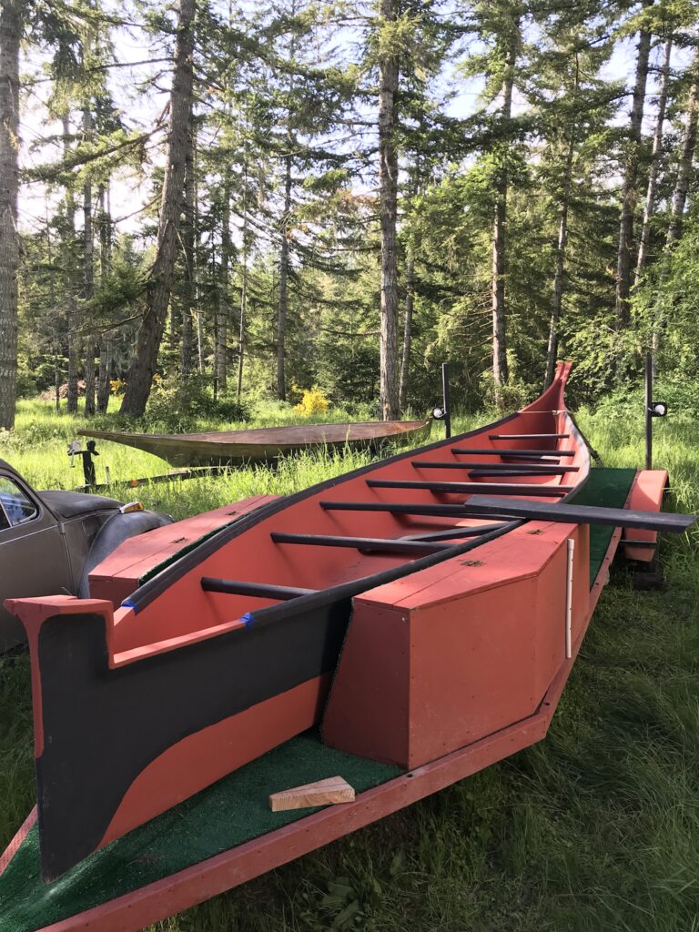 Refurbished canoe